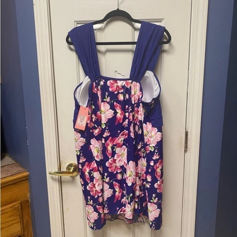 Wantdo Plus Size Skirtini One Piece Swimsuit NWT Size 26-28